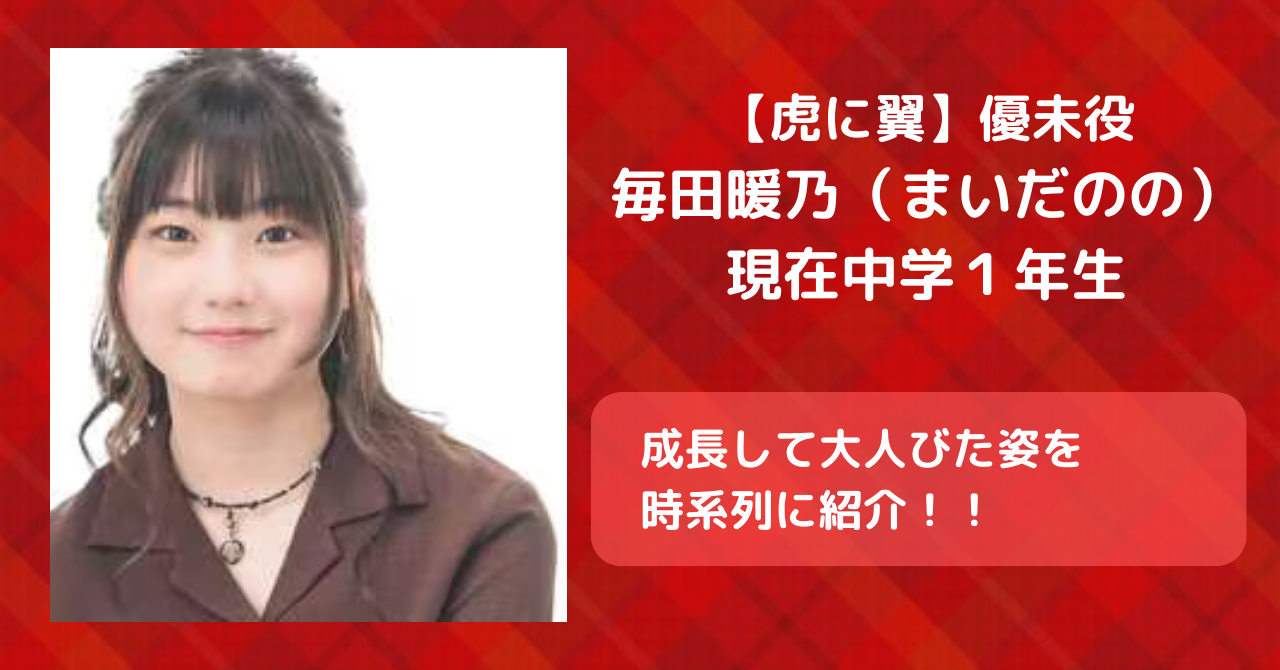 毎田暖乃　時系列で紹介